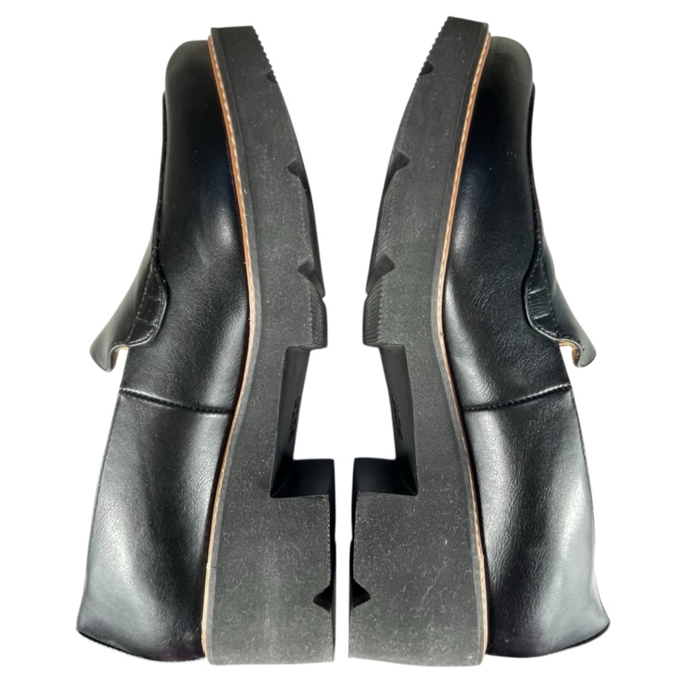 Naturalizer Women’s 12M‎ Black Leather Loafer Heels Comfort Pumps Shoes - Picture 8 of 13